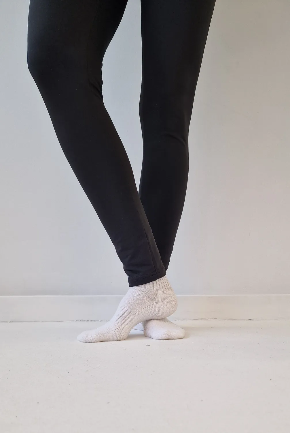 Langeleggings Extra Lange Sportlegging Zwart Polyamide 34 36