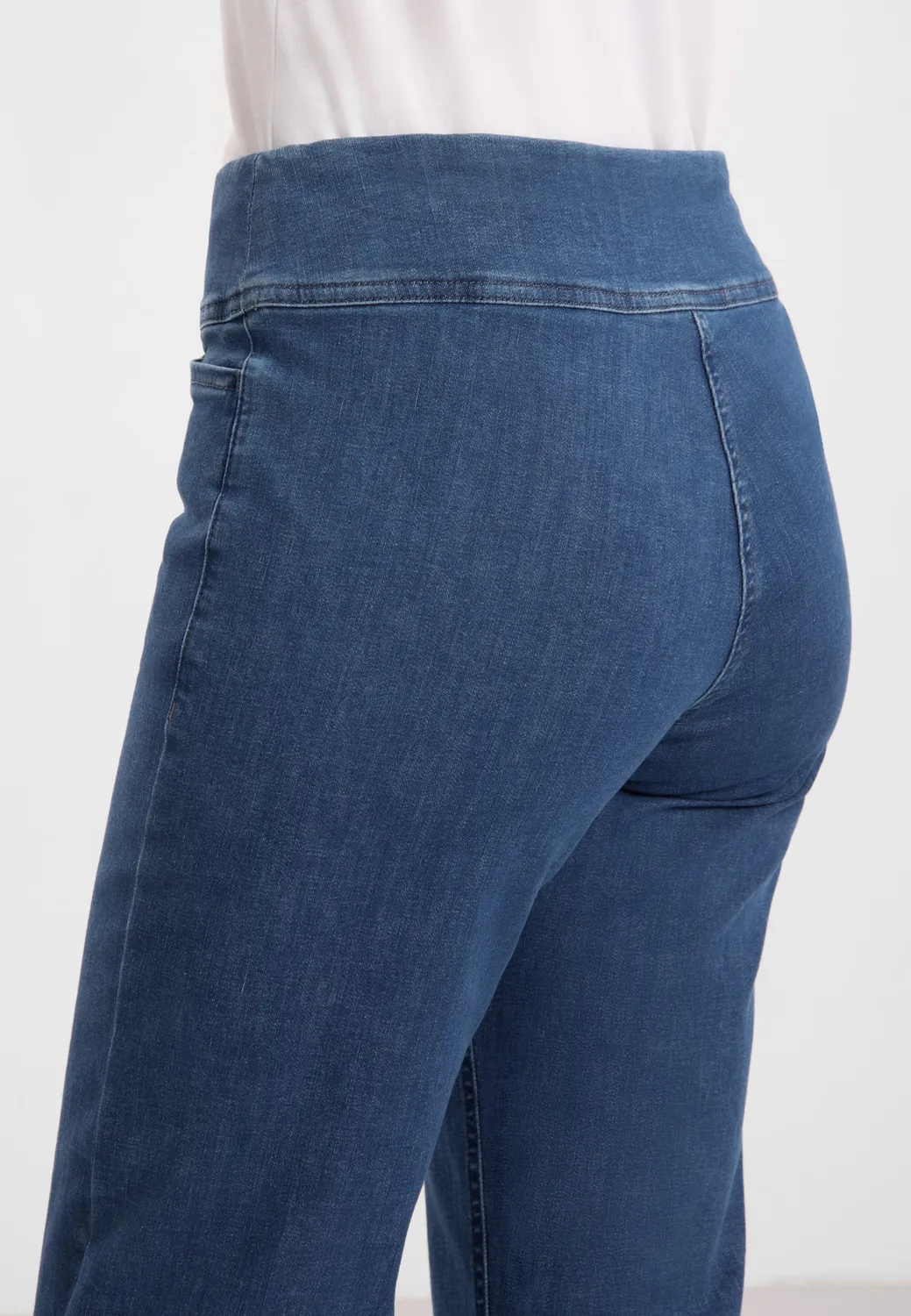 Laurie Thea Straight ML spijkerbroek Blue Denim