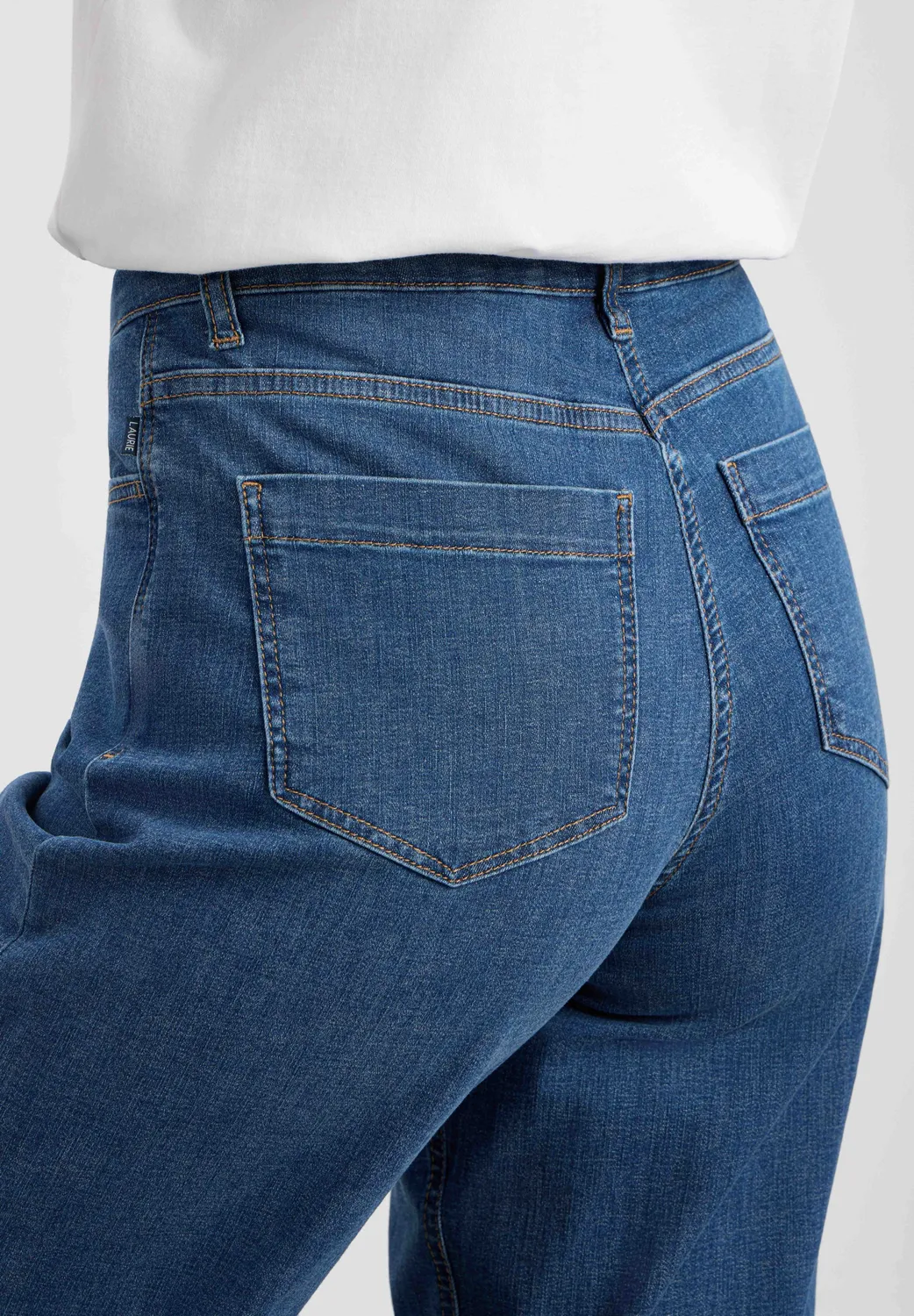 Laurie Carol Loose ML jeans Washed Blue Denim wijd