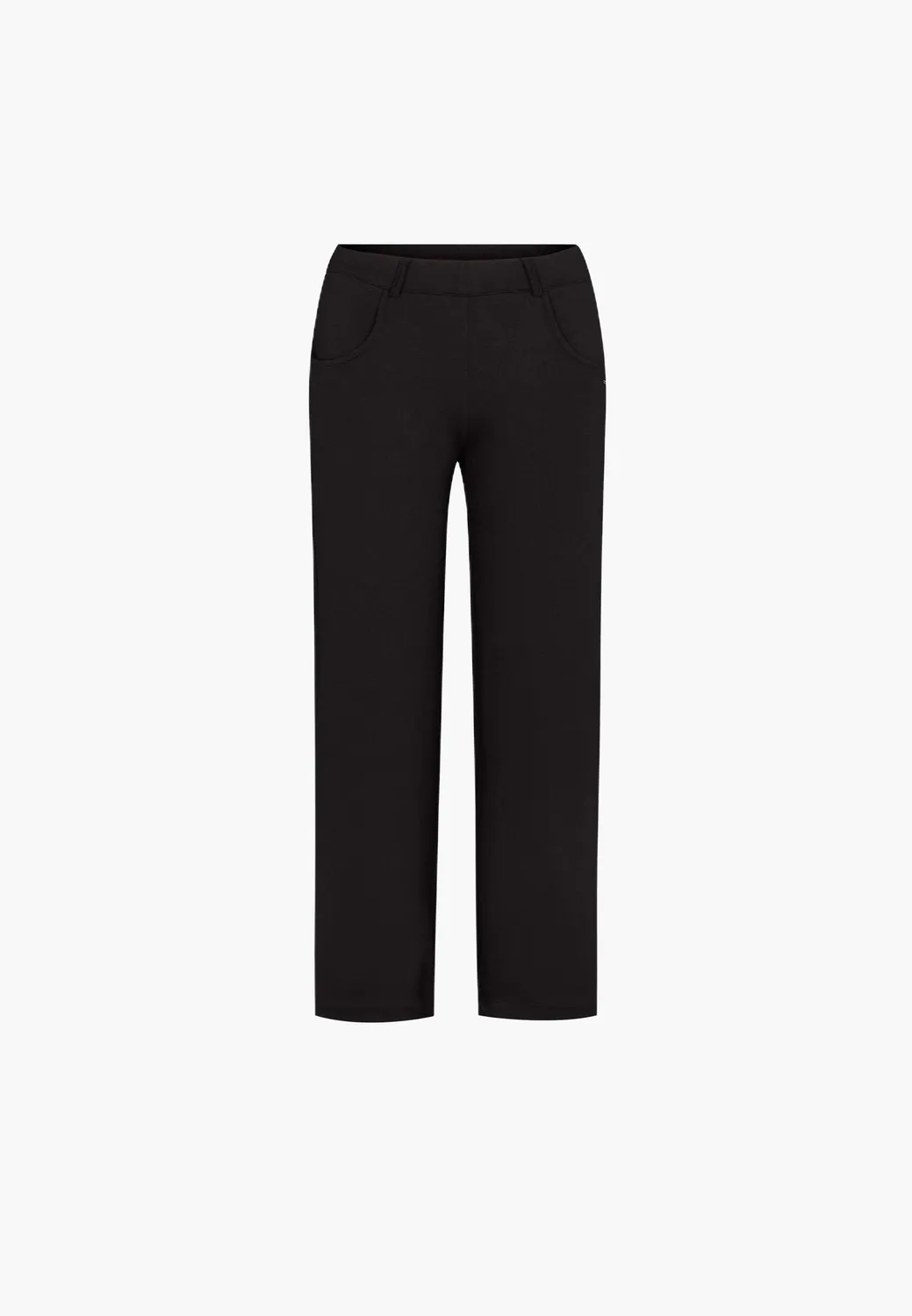 Laurie Donna Loose 100164 Broek Black Brushed Warm