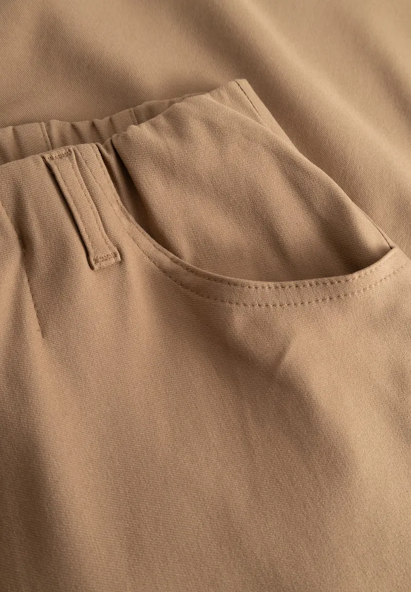 Laurie Donna Loose SL 101134 damesbroek nougat korte maat