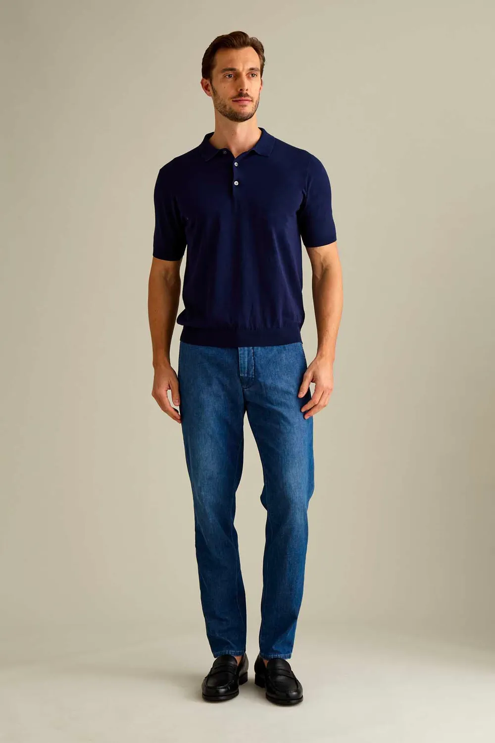 Jeckerson Jack Chino jeans blauw slim fit denim