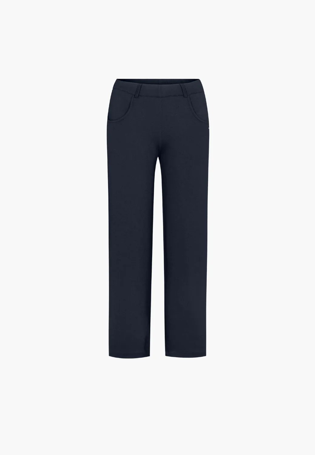 Laurie Donna Loose SL damesbroek Navy brushed stretch