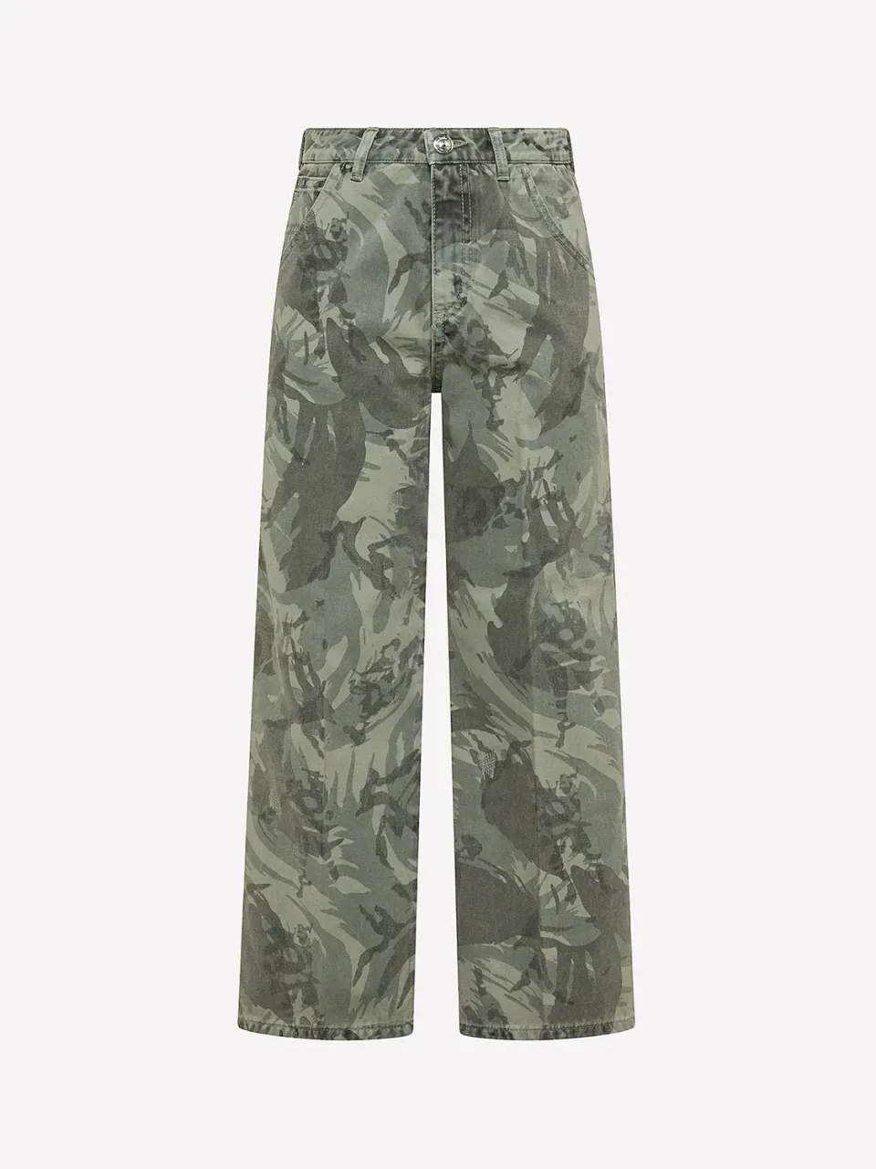 Nine In The Morning Workover chino jongens camouflage katoen