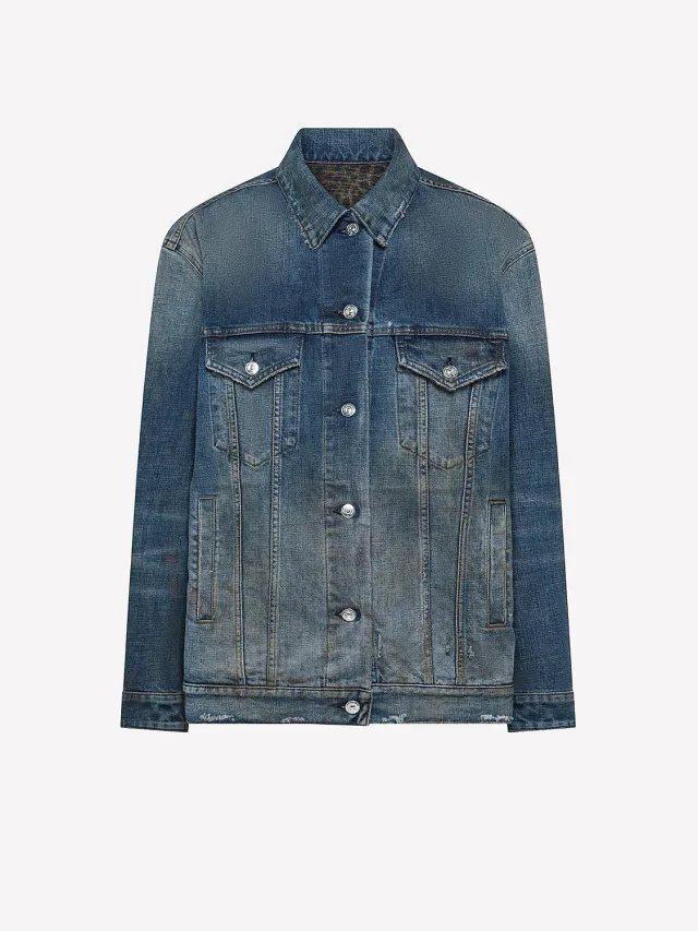 Nine In The Morning Sibi trucker spijkerjas blauw denim