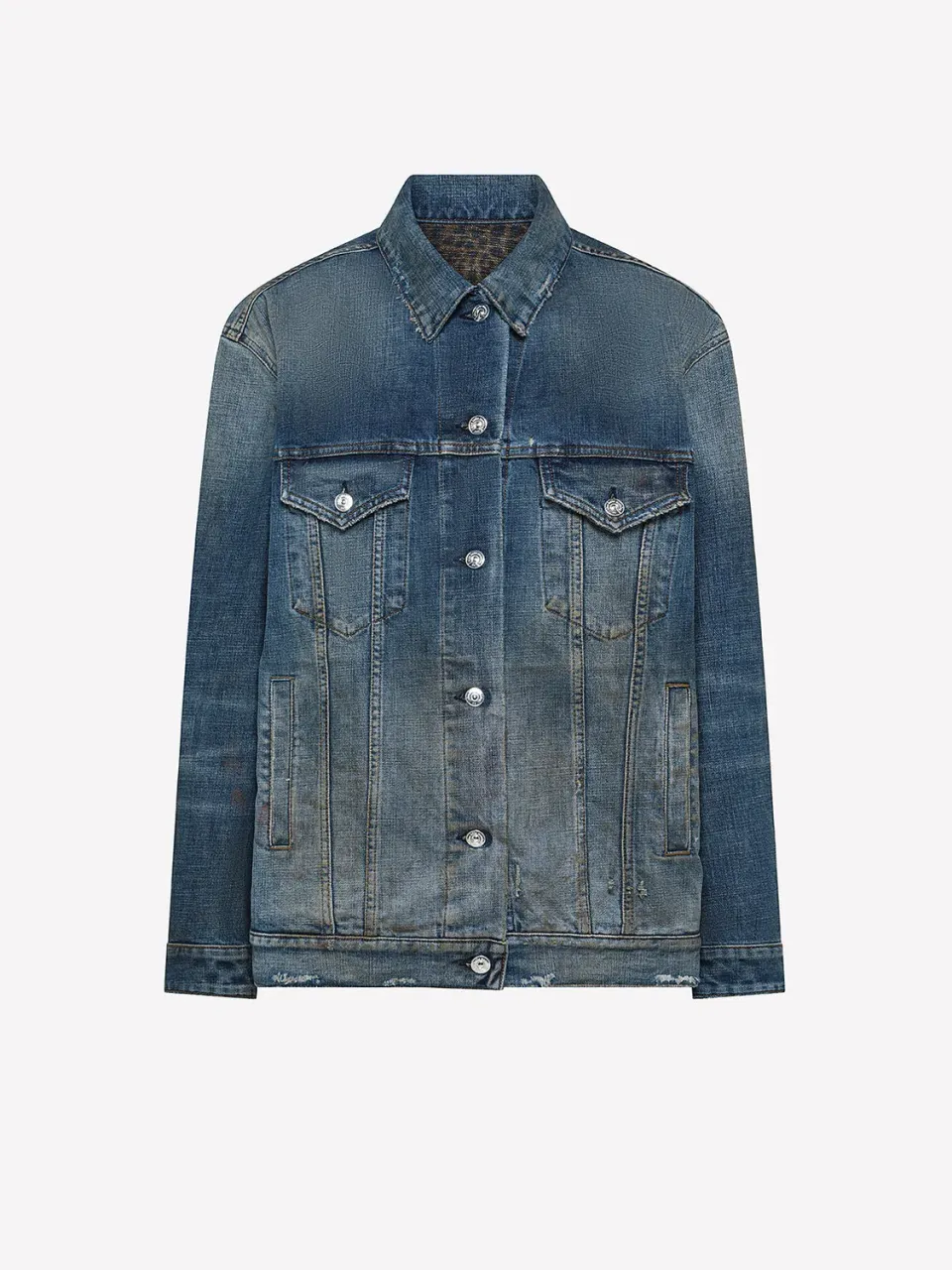 Nine In The Morning Sibi trucker spijkerjas blauw denim