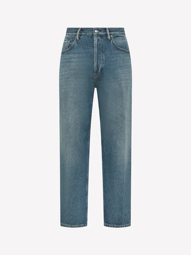Nine In The Morning Albert LBR29 jeans blauw loose 100% katoen