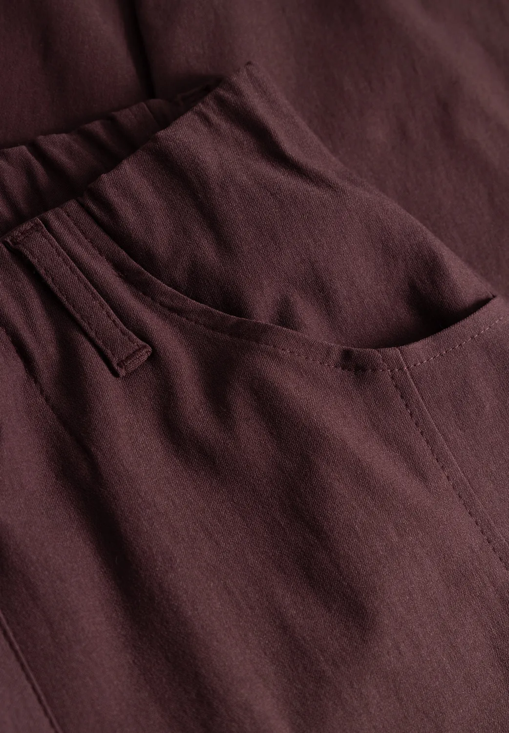 Laurie Rose Regular CL broek dark plum stretch