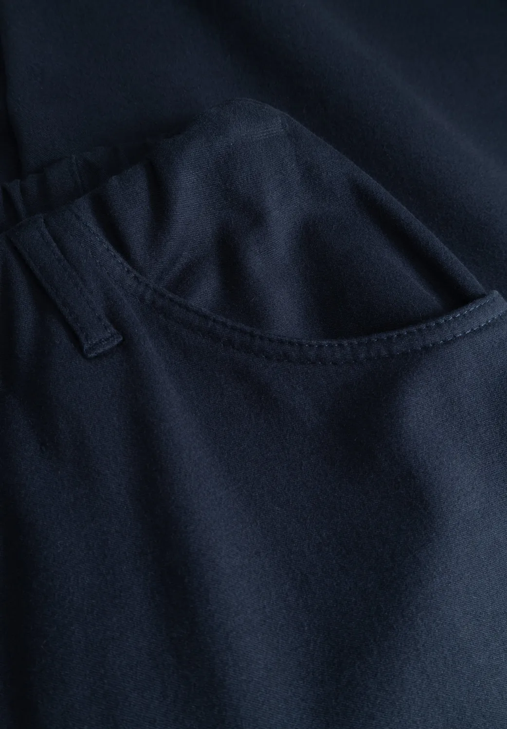Laurie Donna 101315 Loose broek navy geborsteld