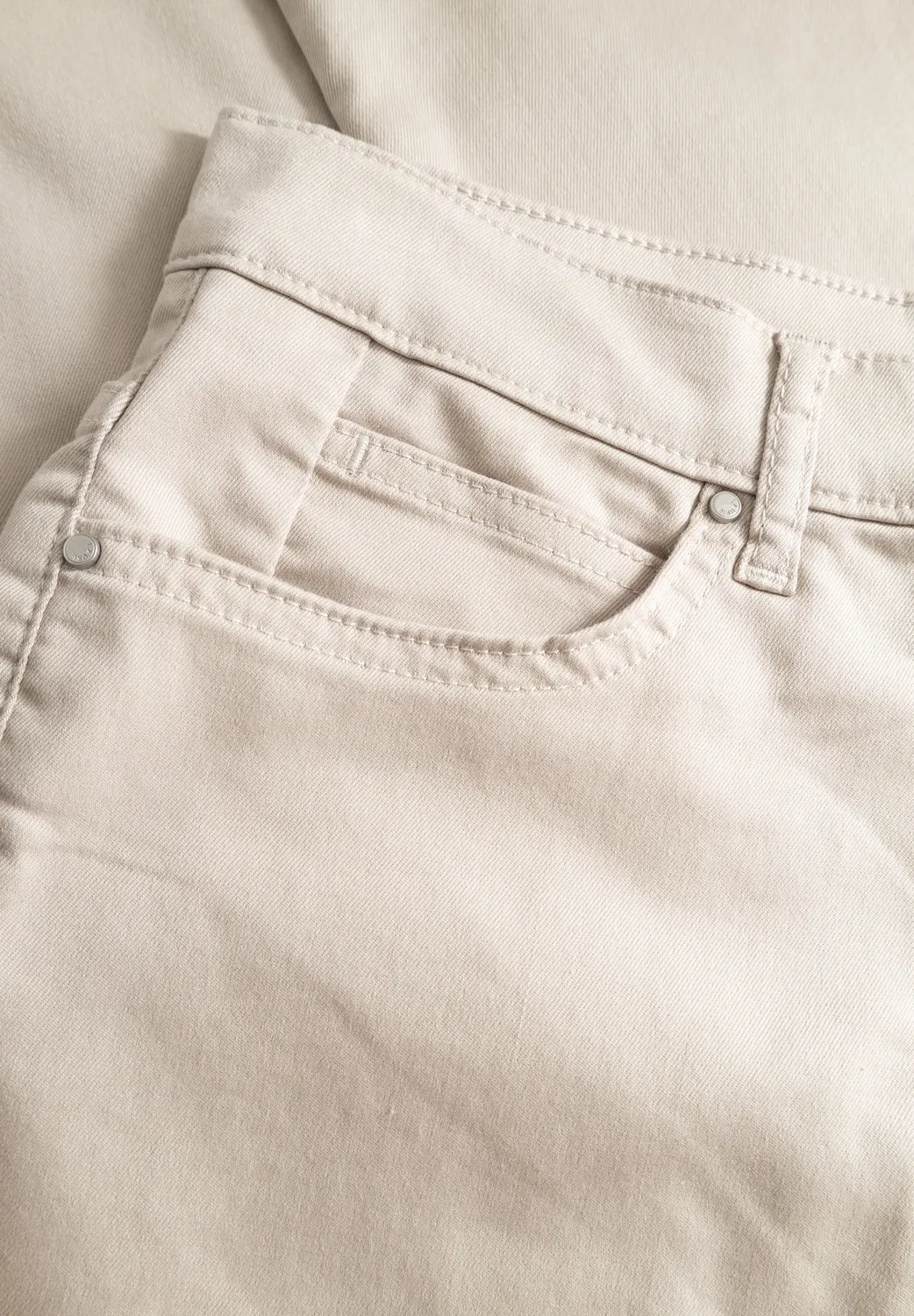 Laurie Charlotte Regular ML broek Grey Sand stretch