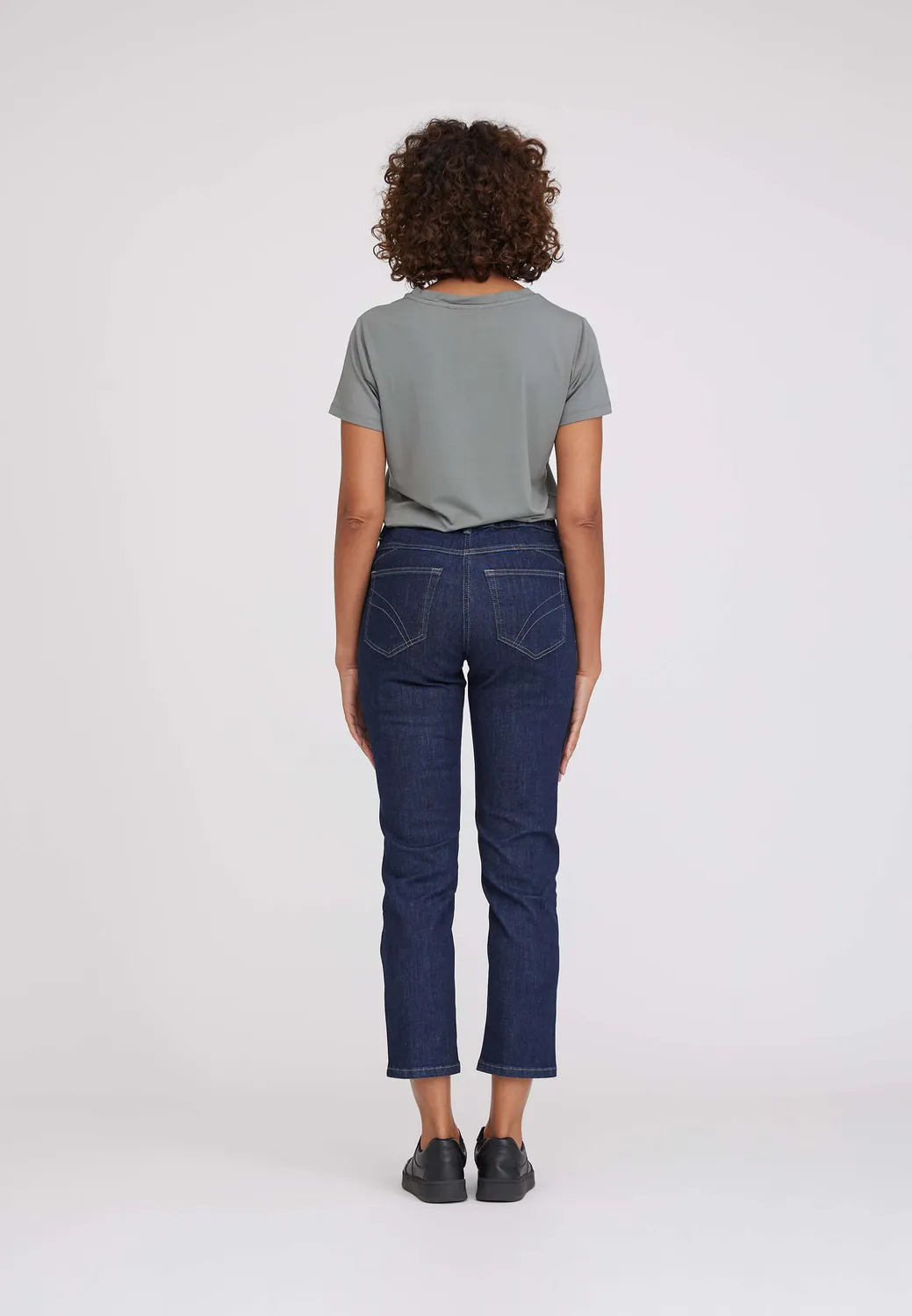 Laurie Hannah Regular XSL jeans Dark Blue Denim stretch