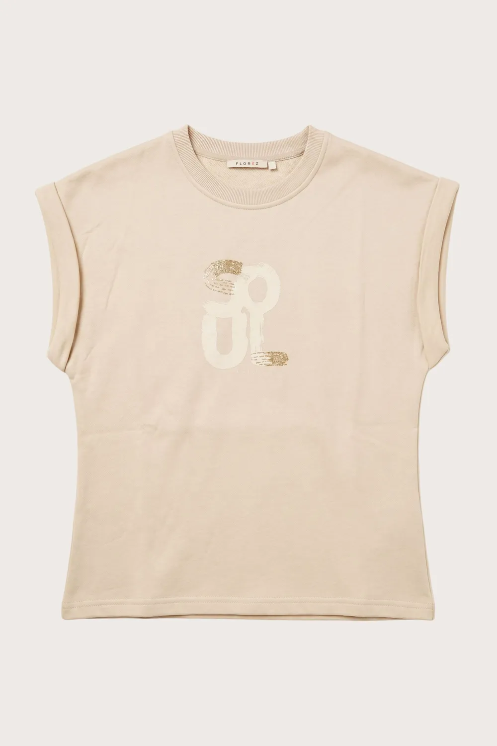 Florez Bella T-shirt Urban taupe beige tricot