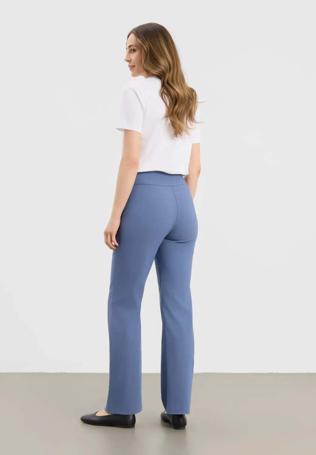 Laurie Thea Straight ML broek blauw rechte pasvorm