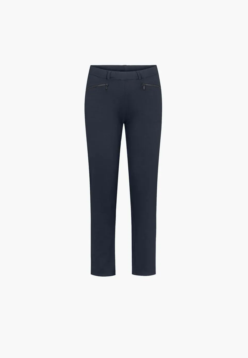 Laurie Rylie Regular SL broek Navy Brushed ritszakken