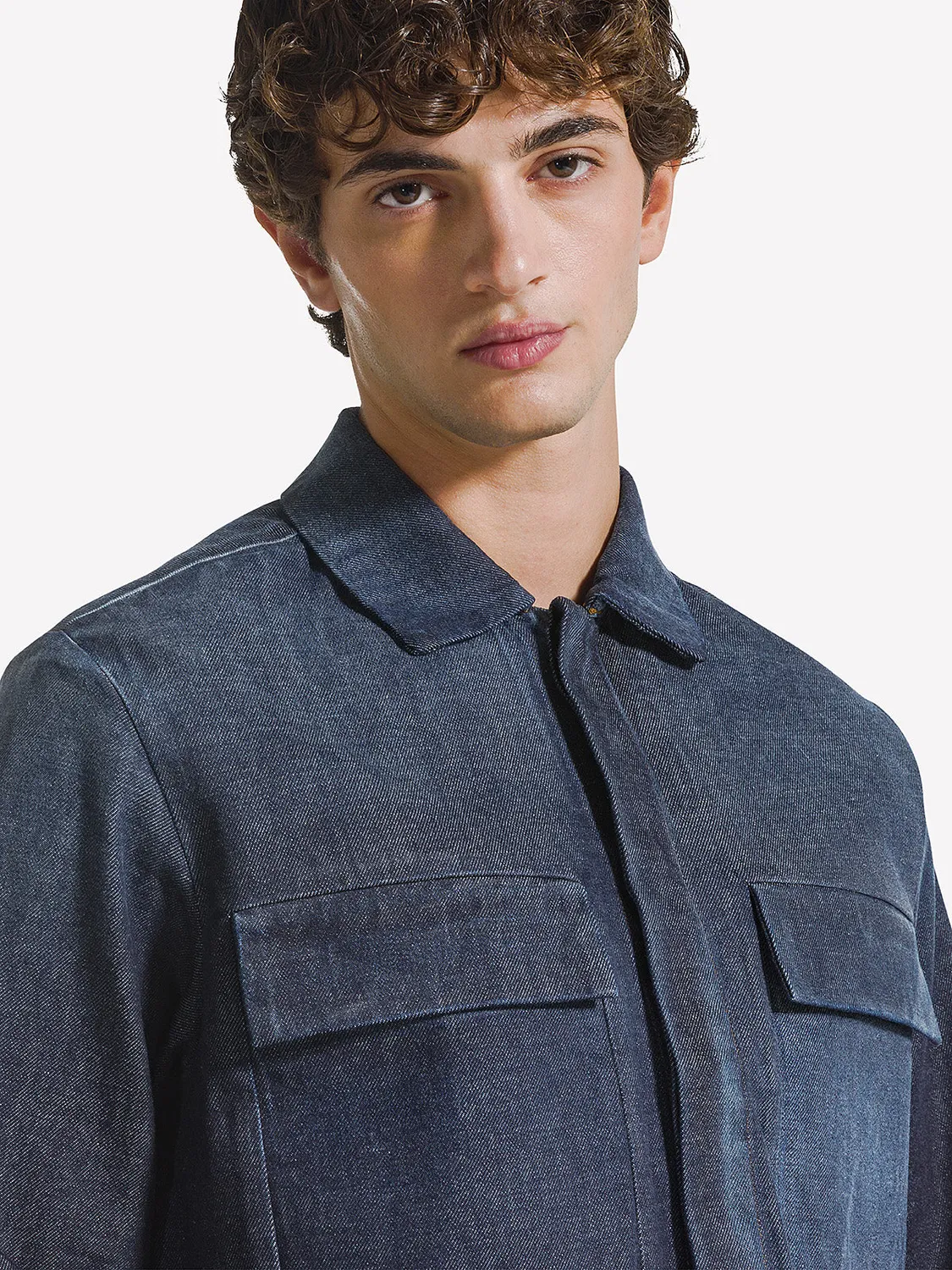 Nine In The Morning Freud EF27 overhemdjas heren navy denim