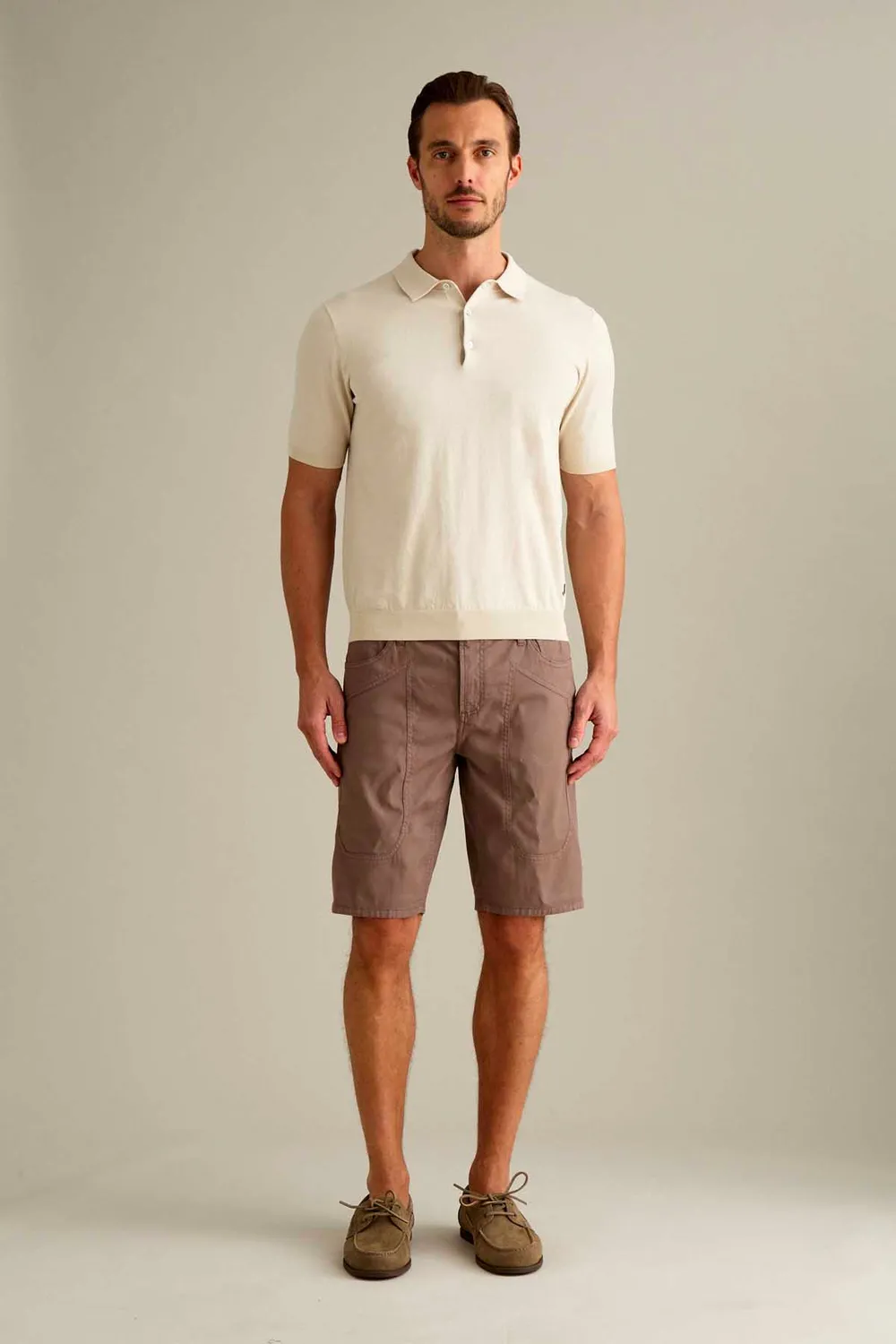Jeckerson Jayden Slim Fit Bermuda Chocoladebruin