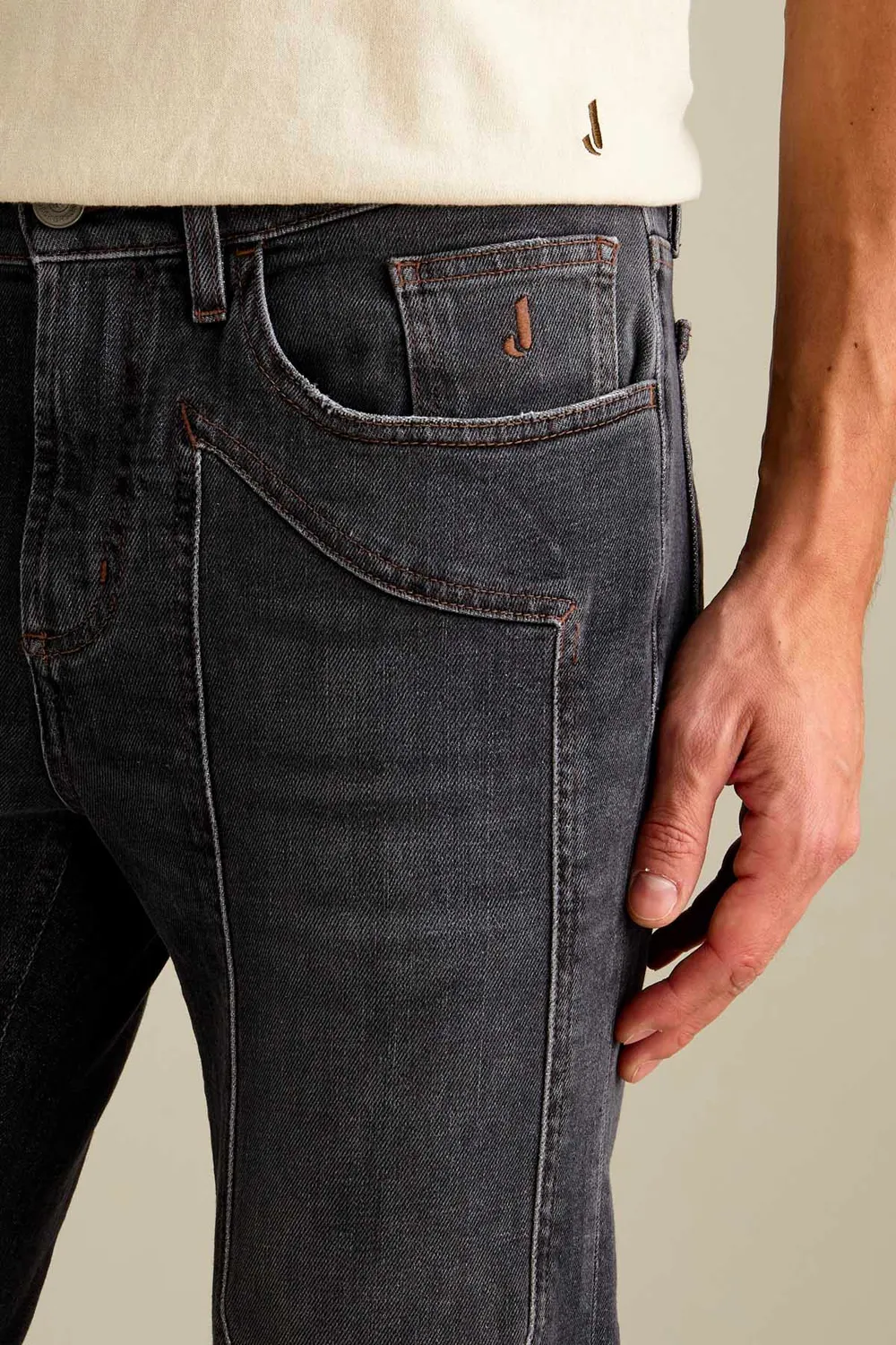 Jeckerson John slim jeans zwart comfort-denim