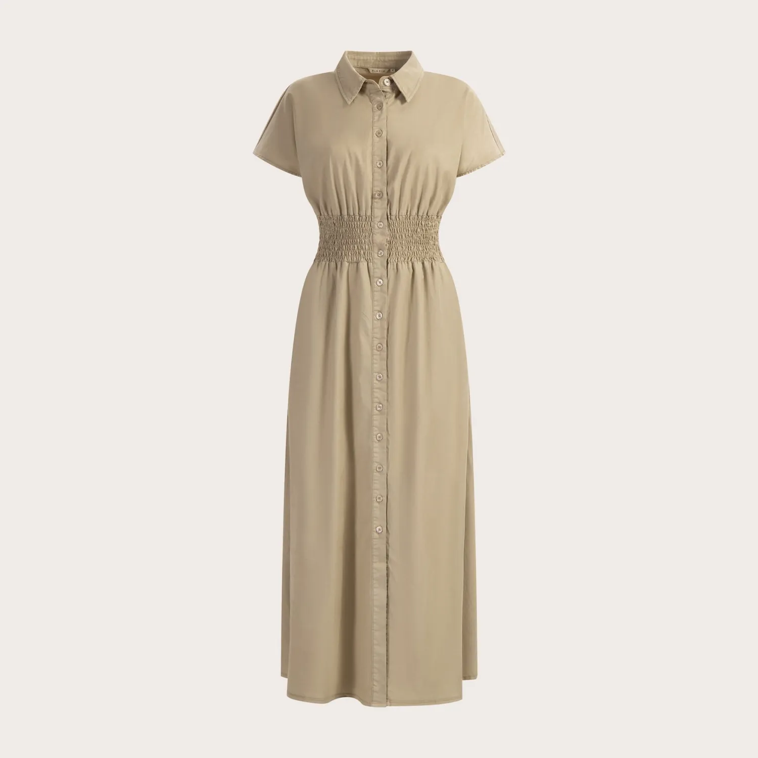 Florez Estelle jurk Sand beige