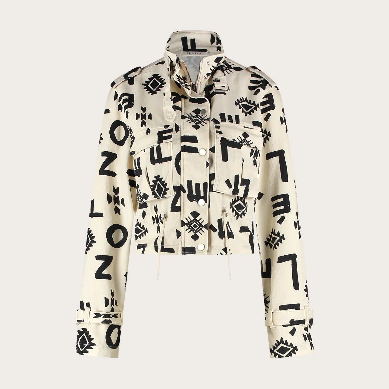 Florez Seven Jacket Letter Print spijkerjack