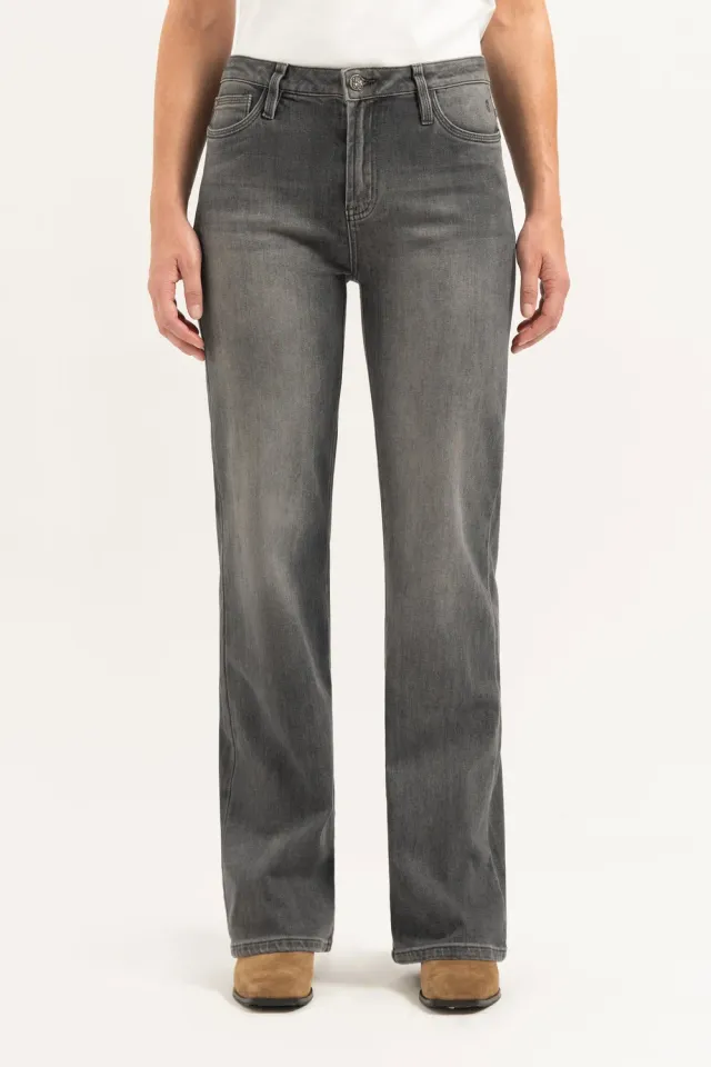 Florez Sophie straight jeans irish grey dames