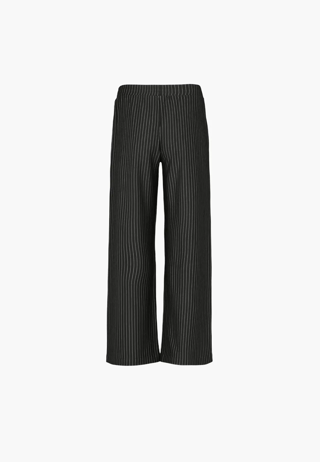 Laurie Daisy Pure Straight ML broek Black Stripe Brushed stretch