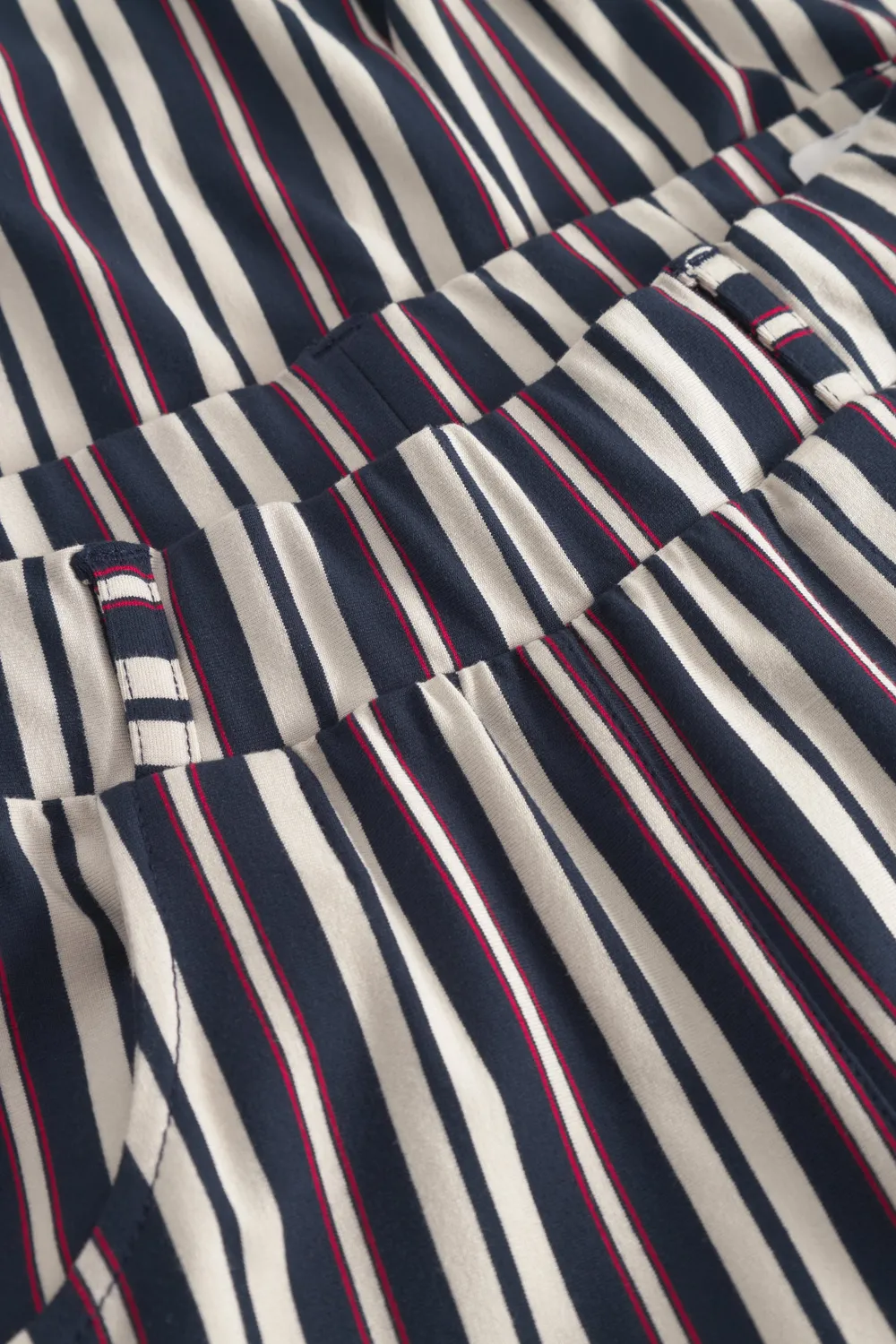 Laurie Donna Loose CL 28364 damesbroek Nautical Stripe stretch