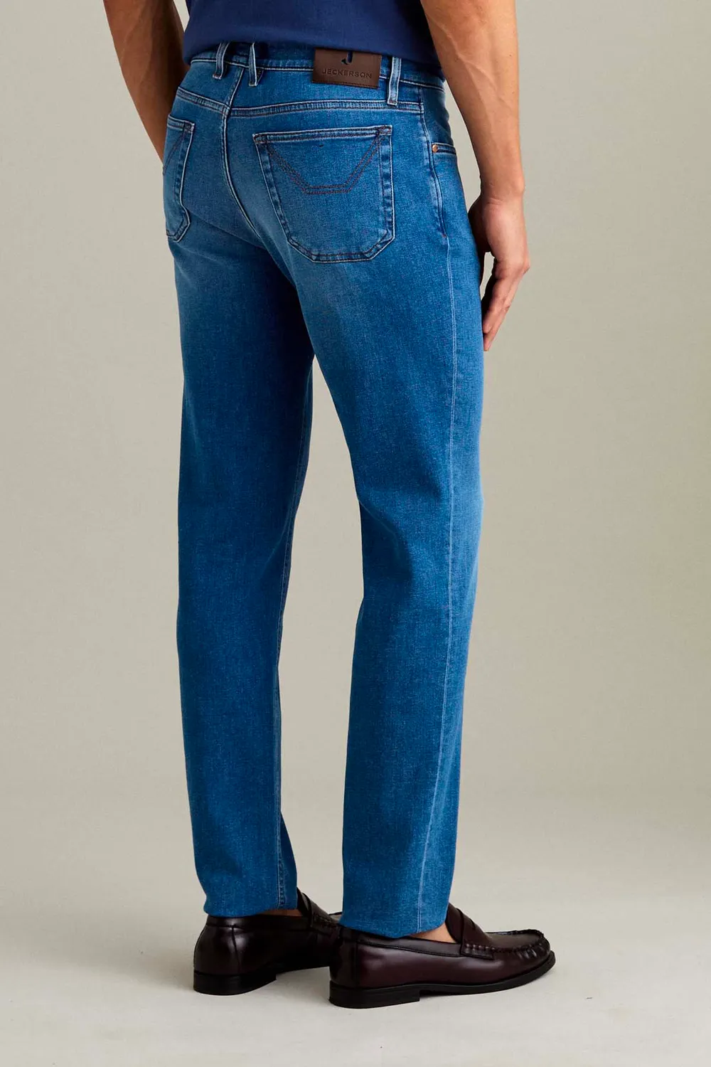 Jeckerson Jordan slim fit jeans middelblauw