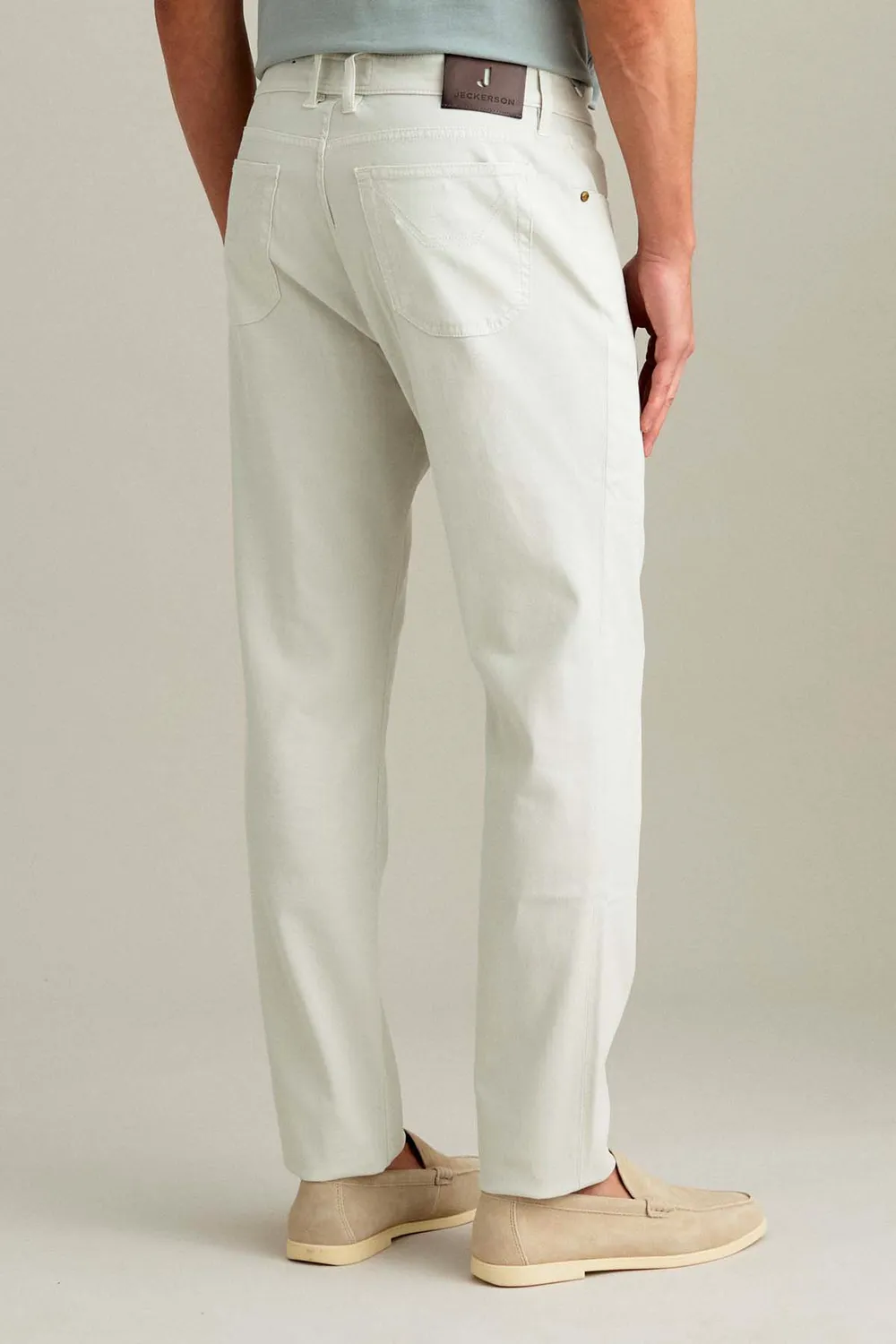 Jeckerson John slim fit chino ijs grijs katoen