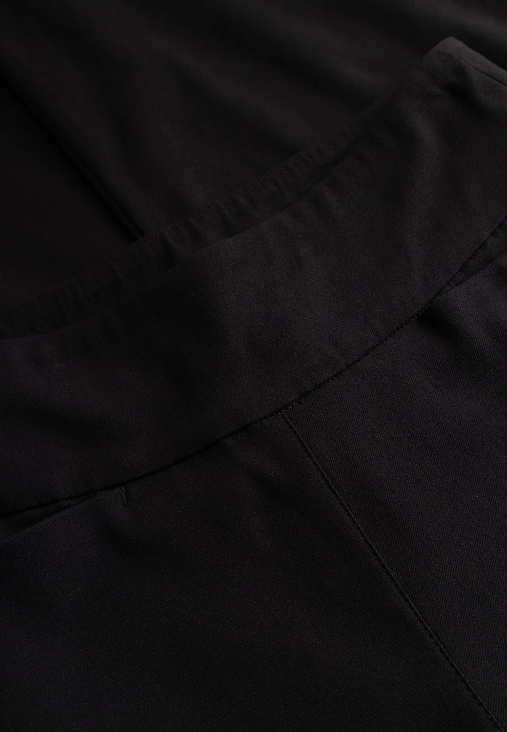 Laurie Thea Straight SL broek Black hoge taille