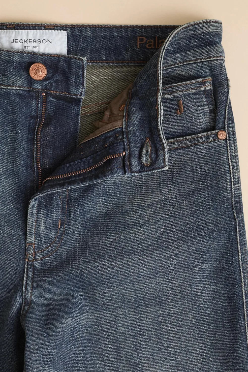 Jeckerson Jacky Palazzo Jeans Donkerblauw Dames