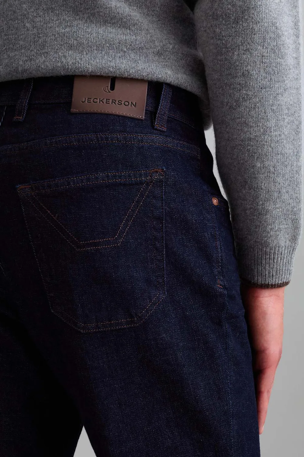 Jeckerson Jordan jeans slim fit Blauw Donker denim 10oz