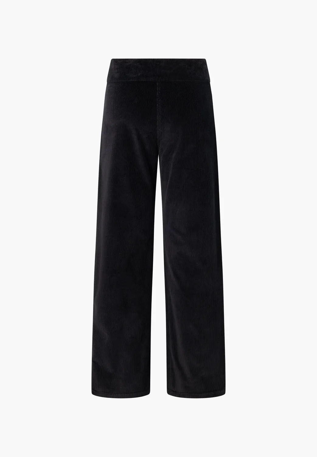 Laurie Thea Straight ribfluwelen broek Zwart 80cm