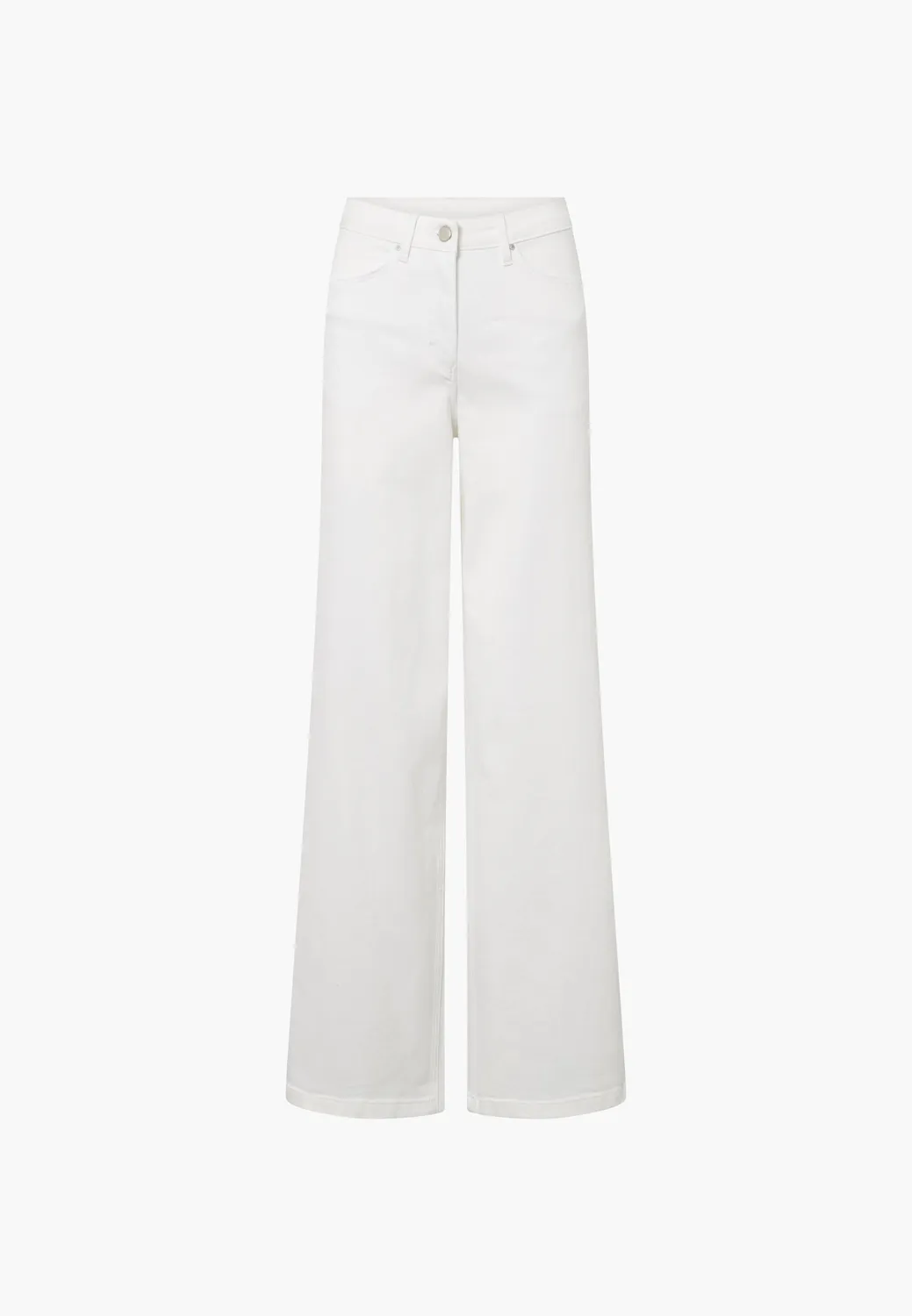 Laurie Carol Loose ML broek wit wijde pijp