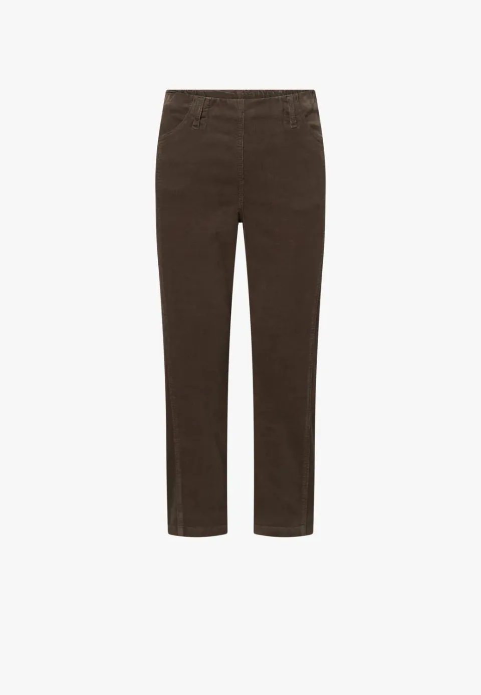 Laurie Piper Pure Regular CL fluwelen broek bruin cropped
