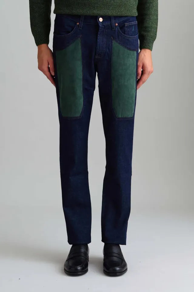 Jeckerson John jeans slim fit donkerblauw stretch
