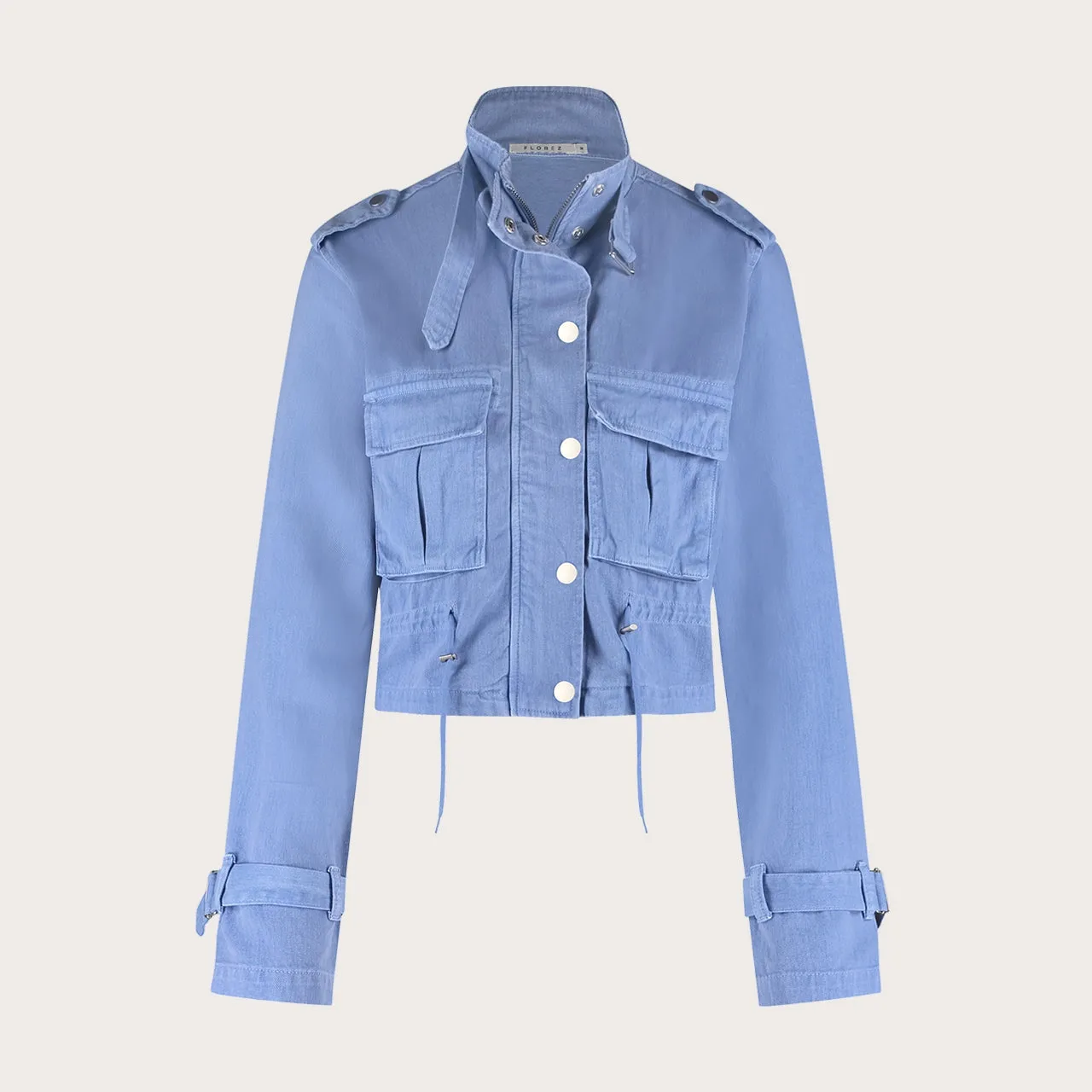 Florez Seven spijkerjasje capri blauw