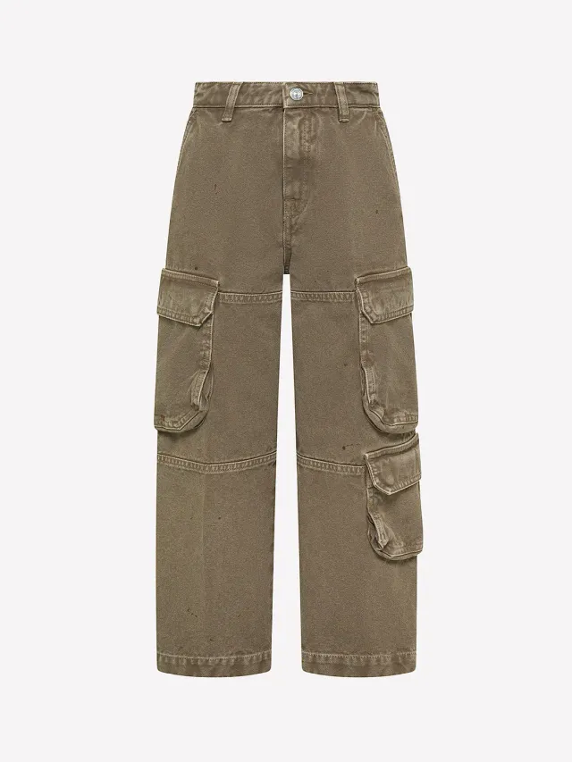 Nine In The Morning J Aviator cargo jongens bruin katoen