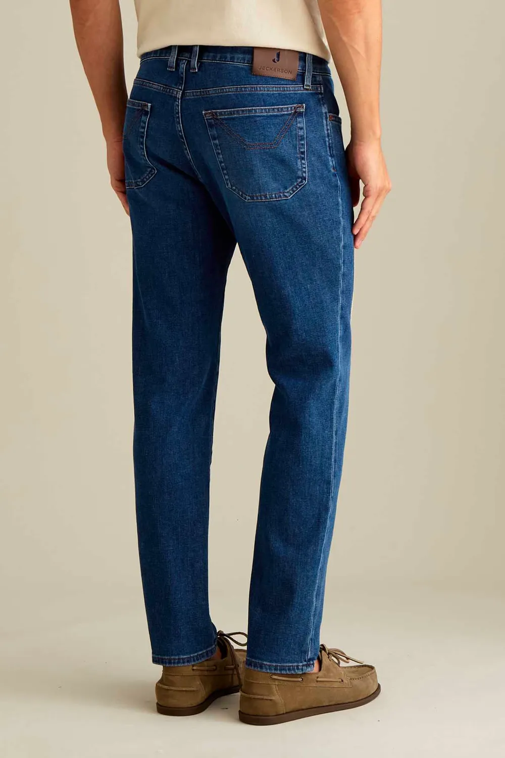 Jeckerson James skinny jeans donkerblauw Alcantara
