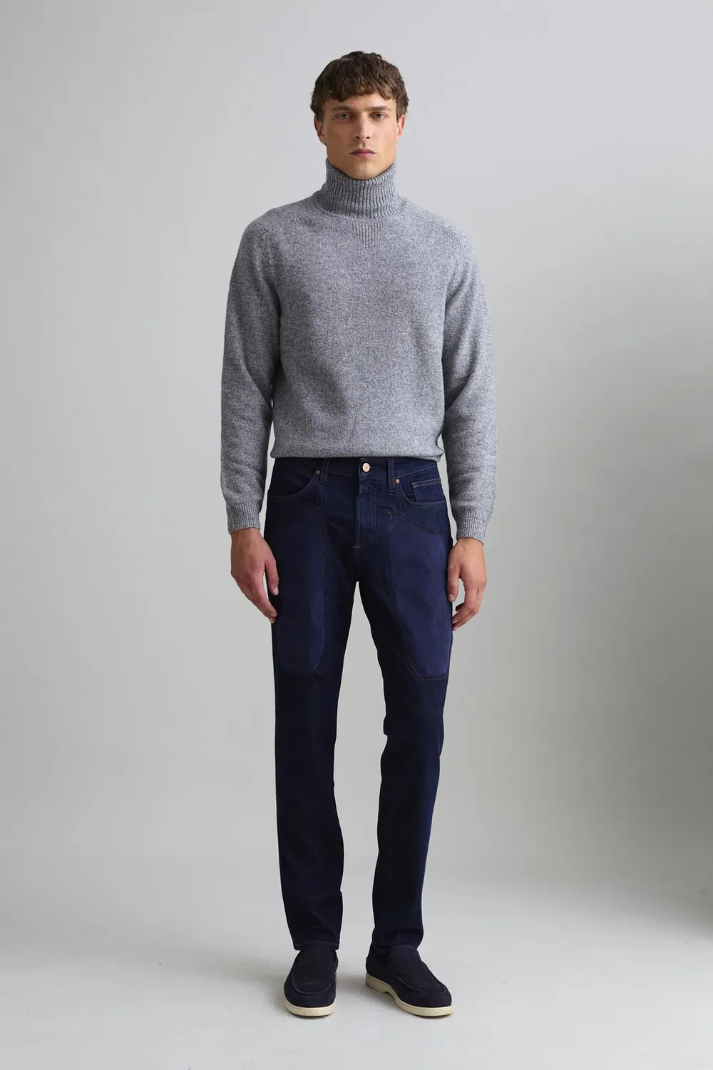 Jeckerson John Slim Fit Jeans Donkerblauw 10oz