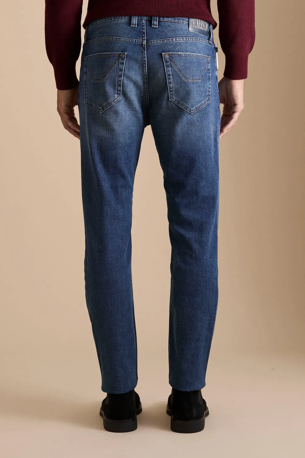 Jeckerson Anniversary Slim Fit Jeans Blauw UK Patch