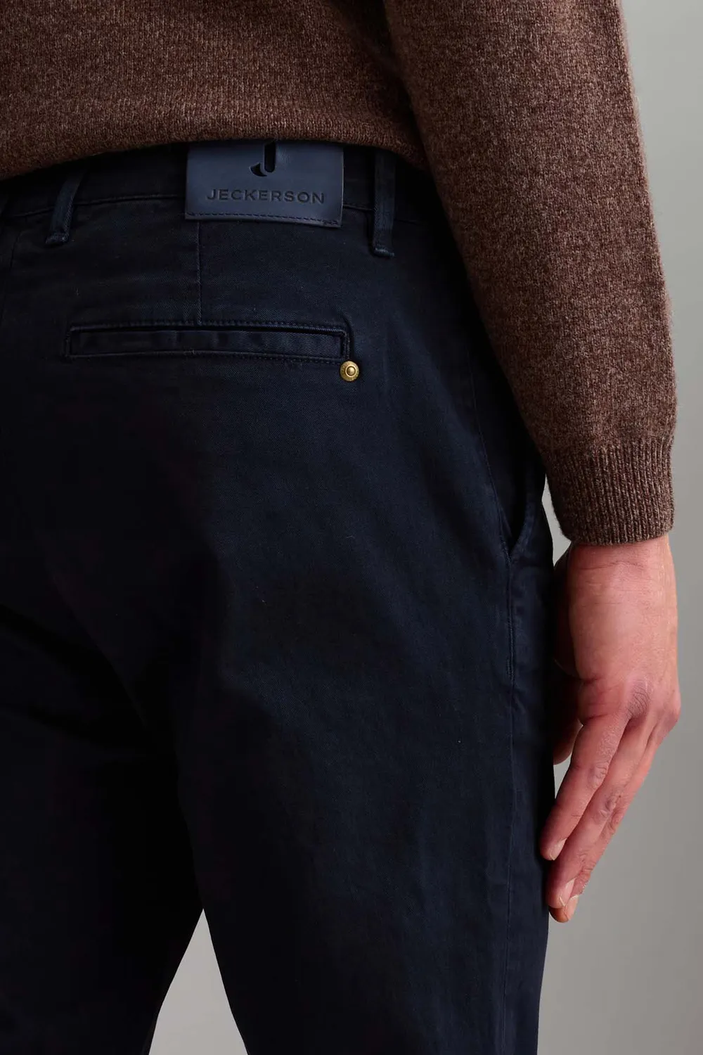 Jeckerson Jack Slim Fit Chino Donkerblauw