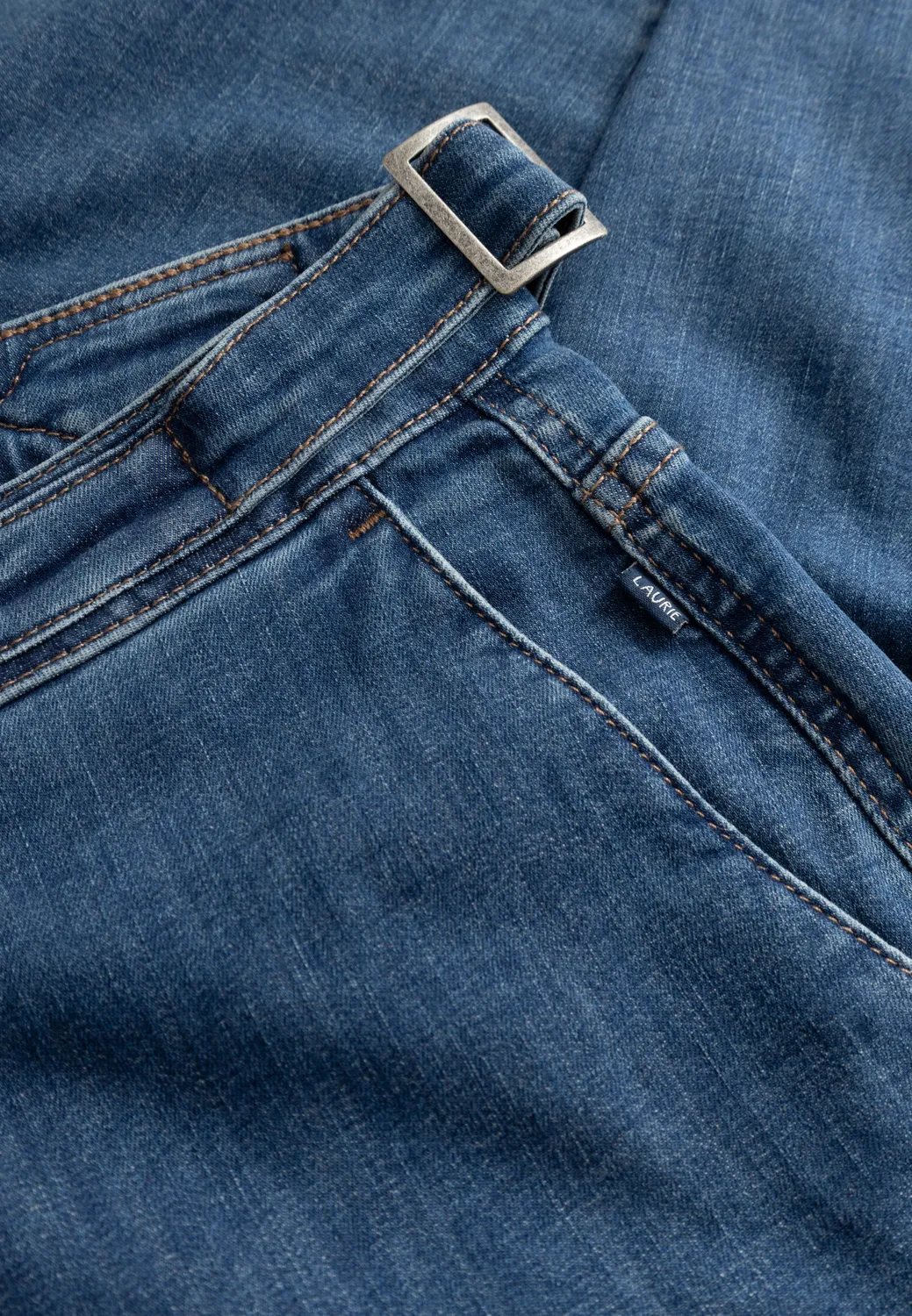 Laurie Freya Tapered Loose CL jeans Blue Denim cropped