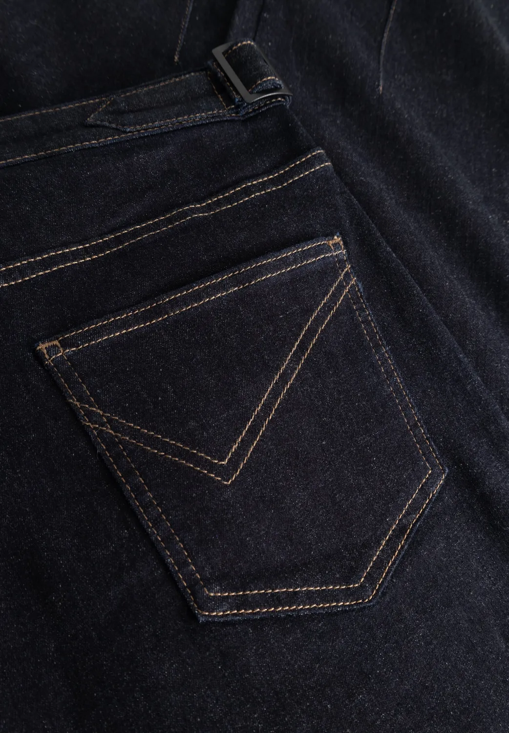 Laurie Freya Tapered Loose SL damesbroek Night Blue Denim stretch