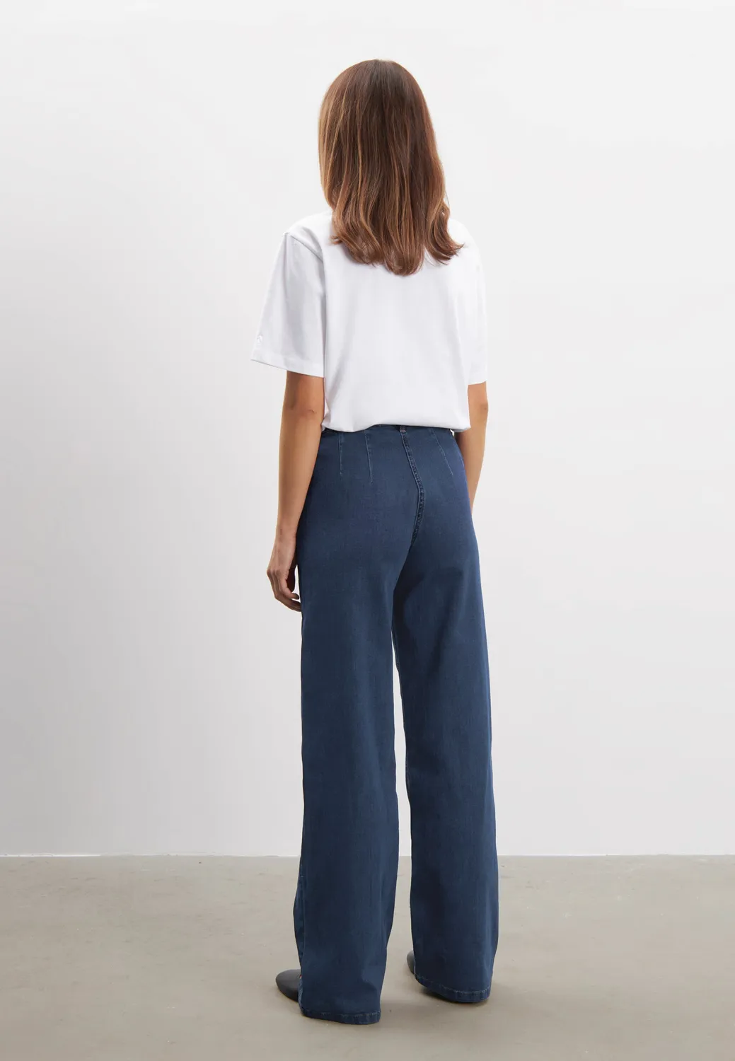 Laurie Donna Loose LL jeans dark blue denim 85 cm