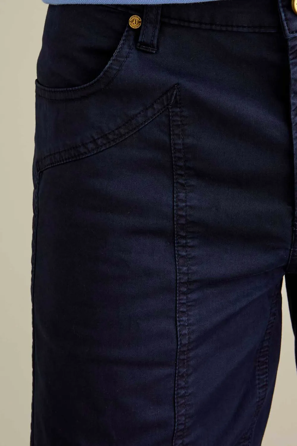 Jeckerson Jayden bermuda donkerblauw slim fit katoen