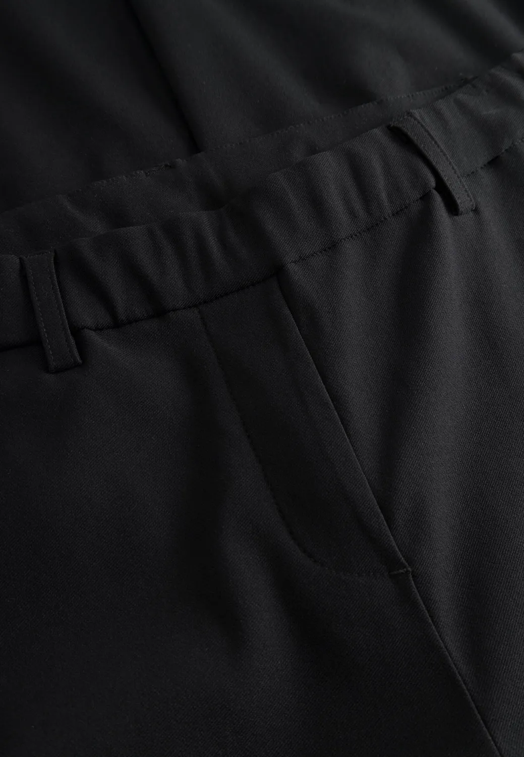 Laurie Zina Flare Regular damesbroek Black viscose