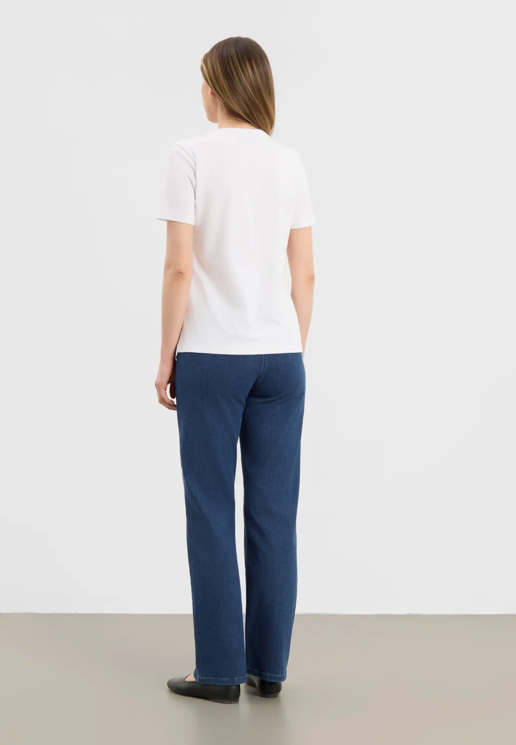 Laurie Amanda SS T-shirt wit dames katoen