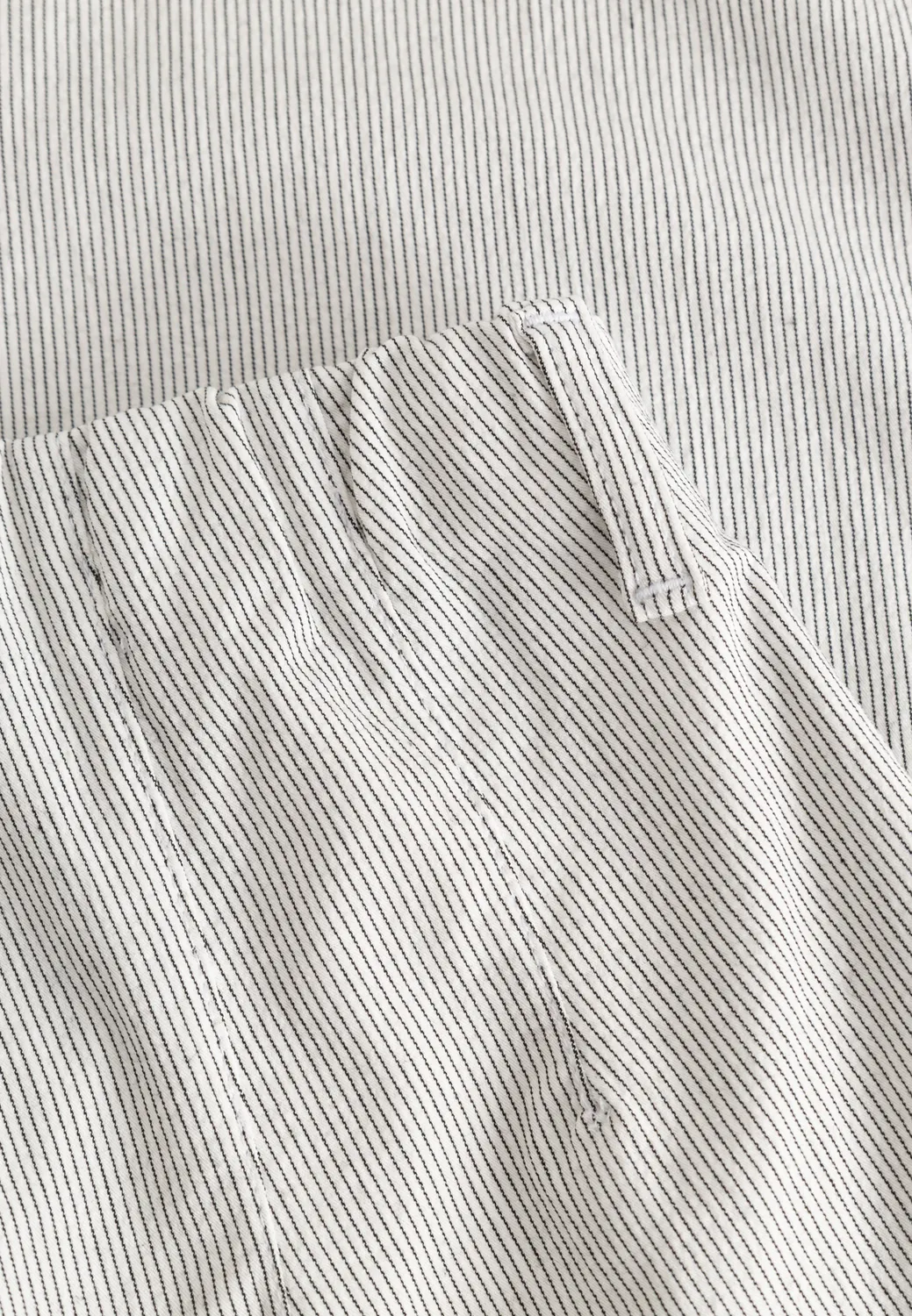 Laurie Taylor Regular Capri ML broek wit krijtstreep