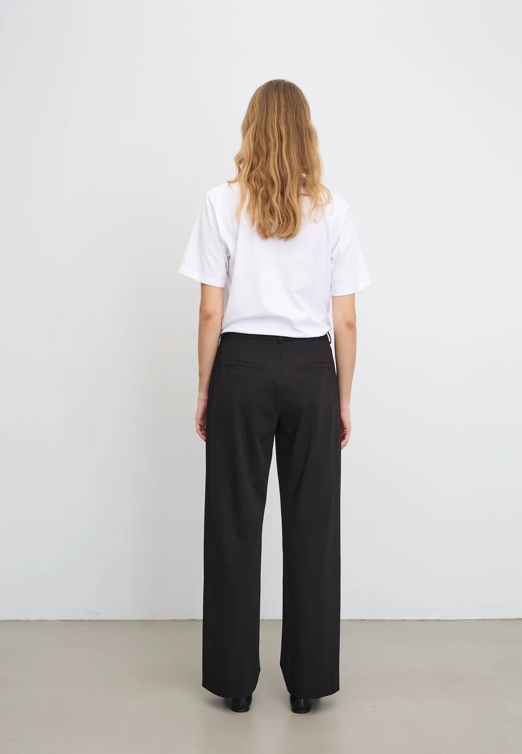 Laurie Jo Straight ML broek zwart rechte pijp