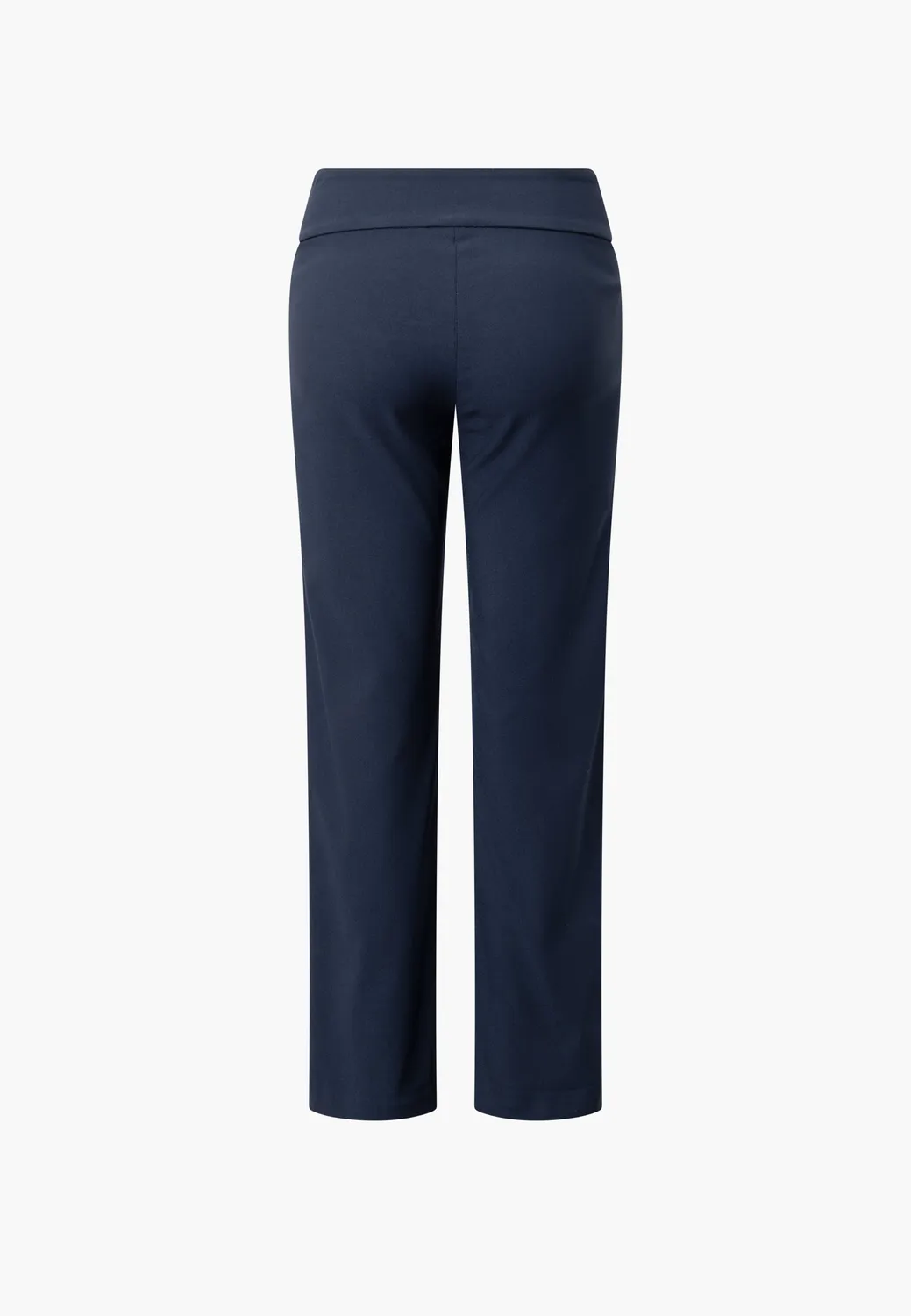 Laurie Thea Straight SL broek navy hoge taille